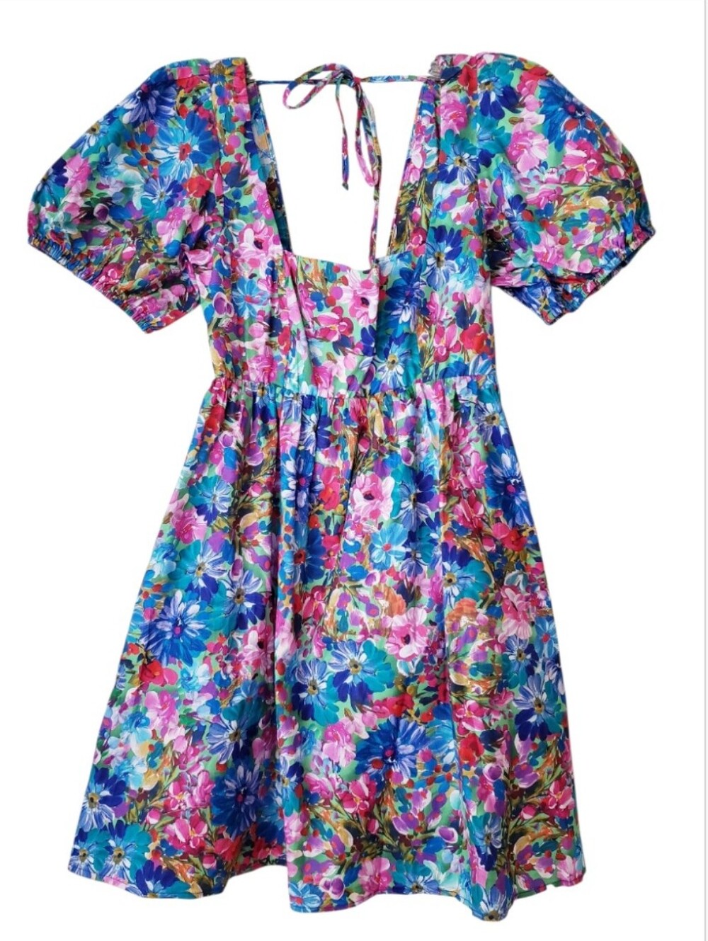 Show Me Your Mumu Colorful Floral Mini Dress
